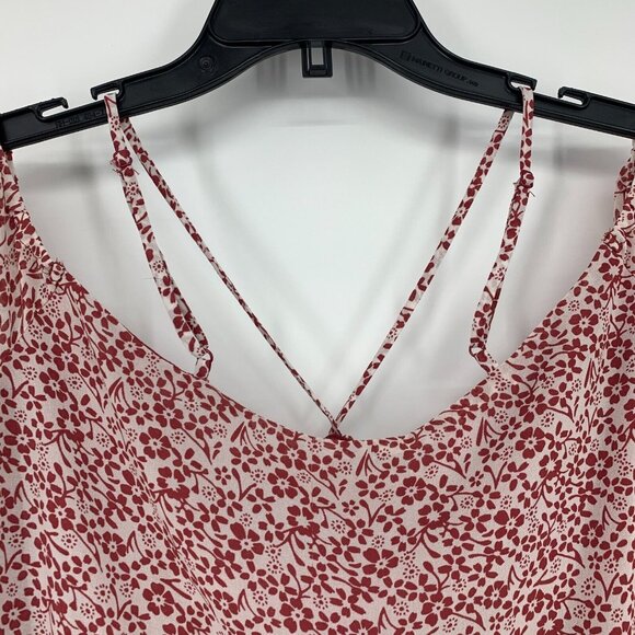 Revolve Tularosa Syrah Red Floral Print Halter Off Shoulder - Picture 13 of 15